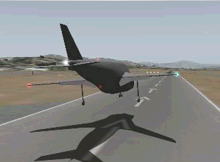 Video Clip of X-Plane Simulation of DP-2 Vertical Takeoff
