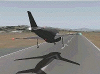 Video Clip of X-Plane Simulation of DP-2 Vertical Landing